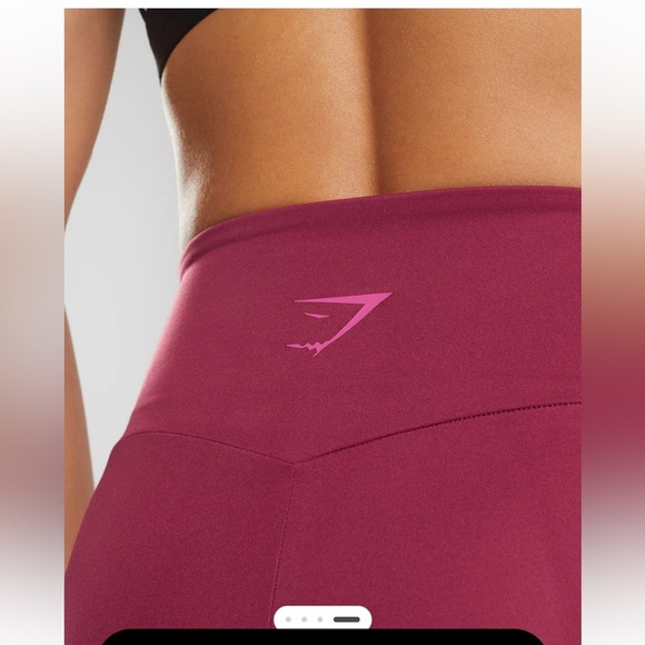 Gymshark Women's Deep Red Leggings Small - Picture 11 of 11